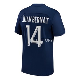 Paris Saint-Germain PSG Juan Bernat 14 Fodboldtrøjer Hjemmebanesæt 2022/23 Kort ærmer